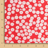 Jacquard Polka Dots Multi Rot - Ribes y Casals
