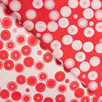 Jacquard Polka Dots Multi Rot - Ribes y Casals