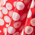 Jacquard Polka Dots Multi Rot - Ribes y Casals