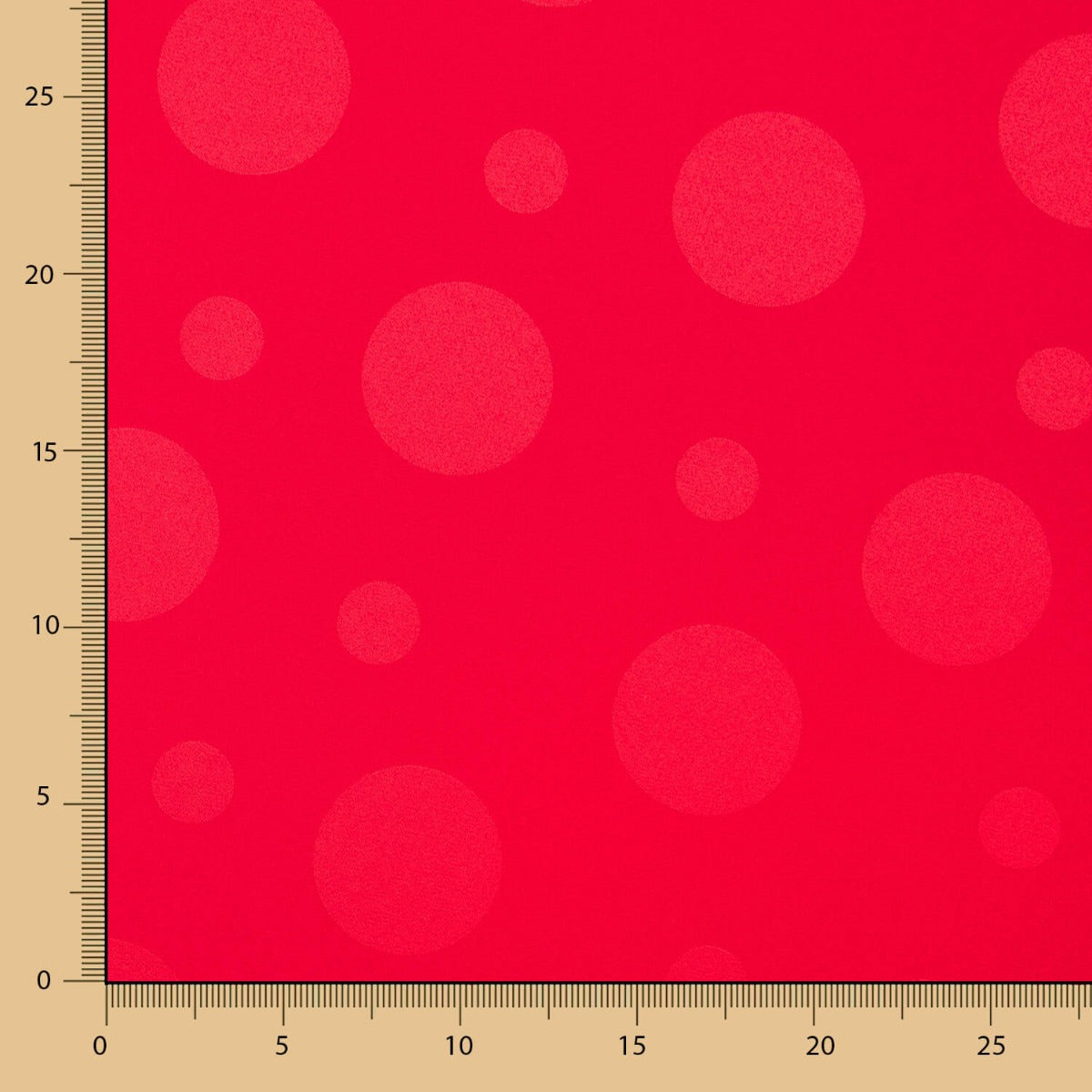 Roter Polka-Dot-Jacquard - Ribes y Casals