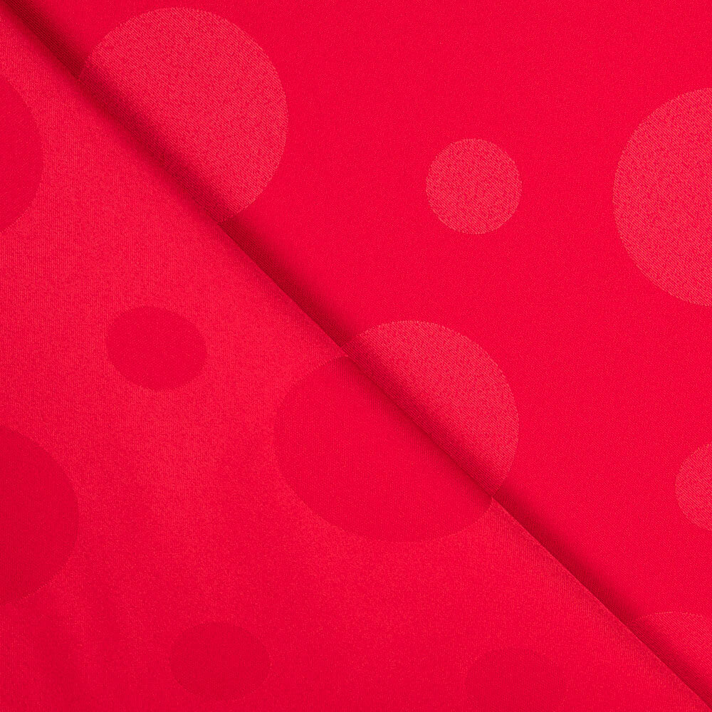 Roter Polka-Dot-Jacquard - Ribes y Casals
