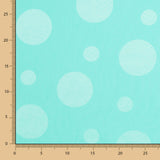 Jacquard Polka Dots Türkis - Ribes y Casals