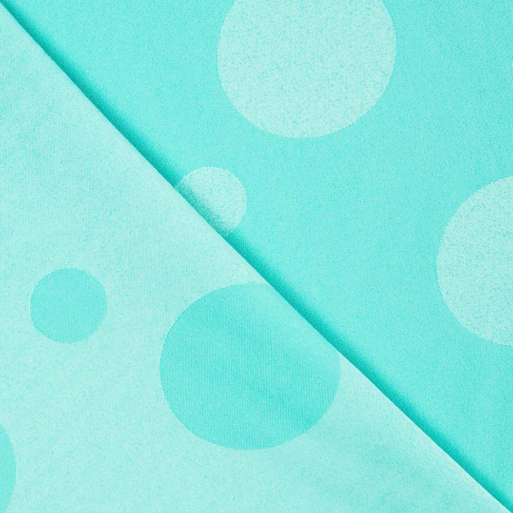 Jacquard Polka Dots Türkis - Ribes y Casals