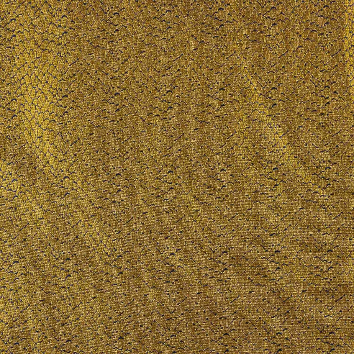 Jacquard Lurex Schuppen Blau - Ribes y Casals