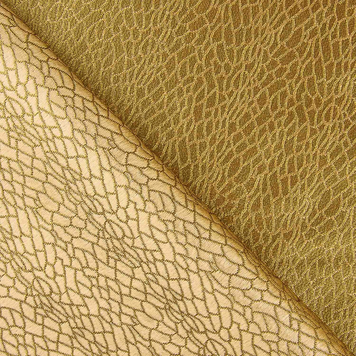 Jacquard Lurex Goldene Schuppen - Ribes y Casals
