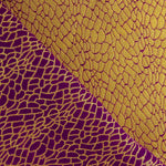 Jacquard Lurex Schuppen Granat - Ribes y Casals