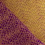 Jacquard Lurex Schuppen Granat - Ribes y Casals