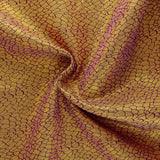 Jacquard Lurex Schuppen Granat - Ribes y Casals