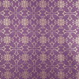 Lila Kreuz Lurex Brokat - Ribes y Casals