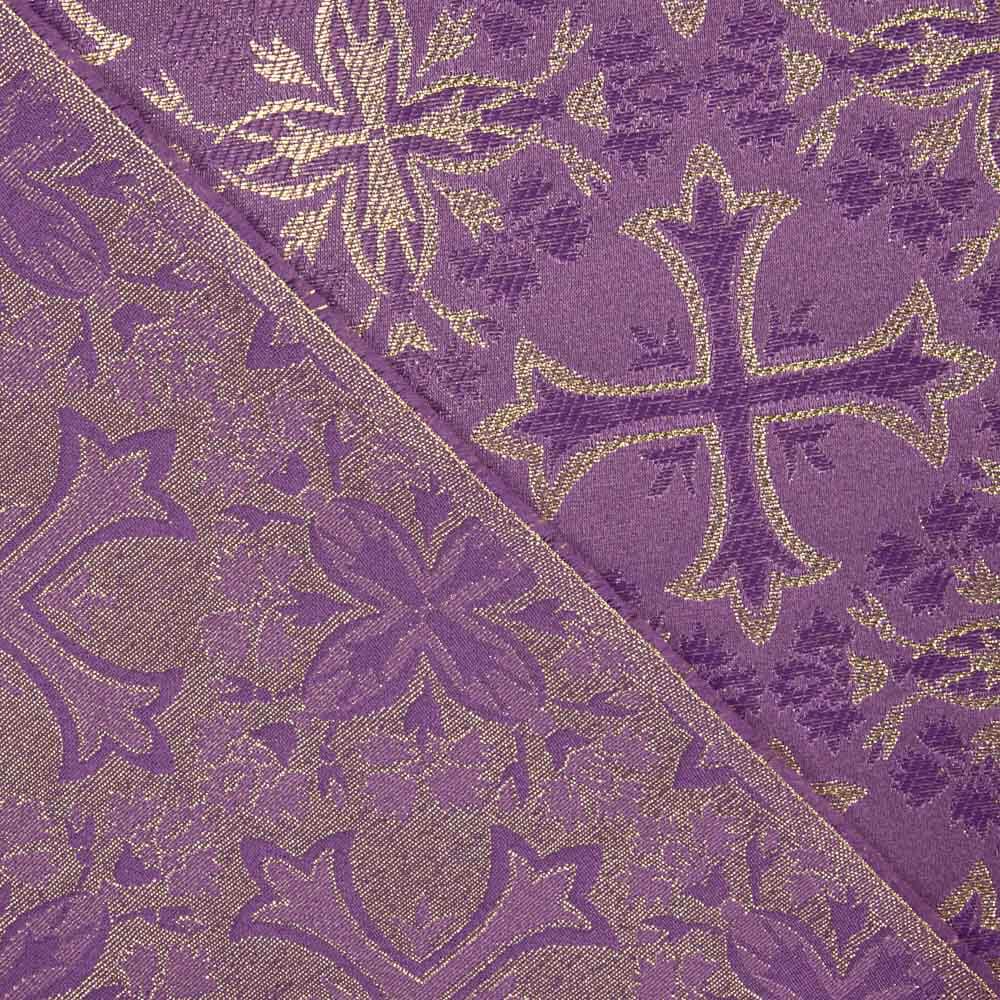 Lila Kreuz Lurex Brokat - Ribes y Casals