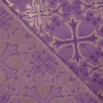 Lila Kreuz Lurex Brokat - Ribes y Casals