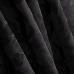 Brokat Schwarze Blumenrosette - Ribes y Casals