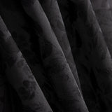 Brokat Schwarze Blumenrosette - Ribes y Casals