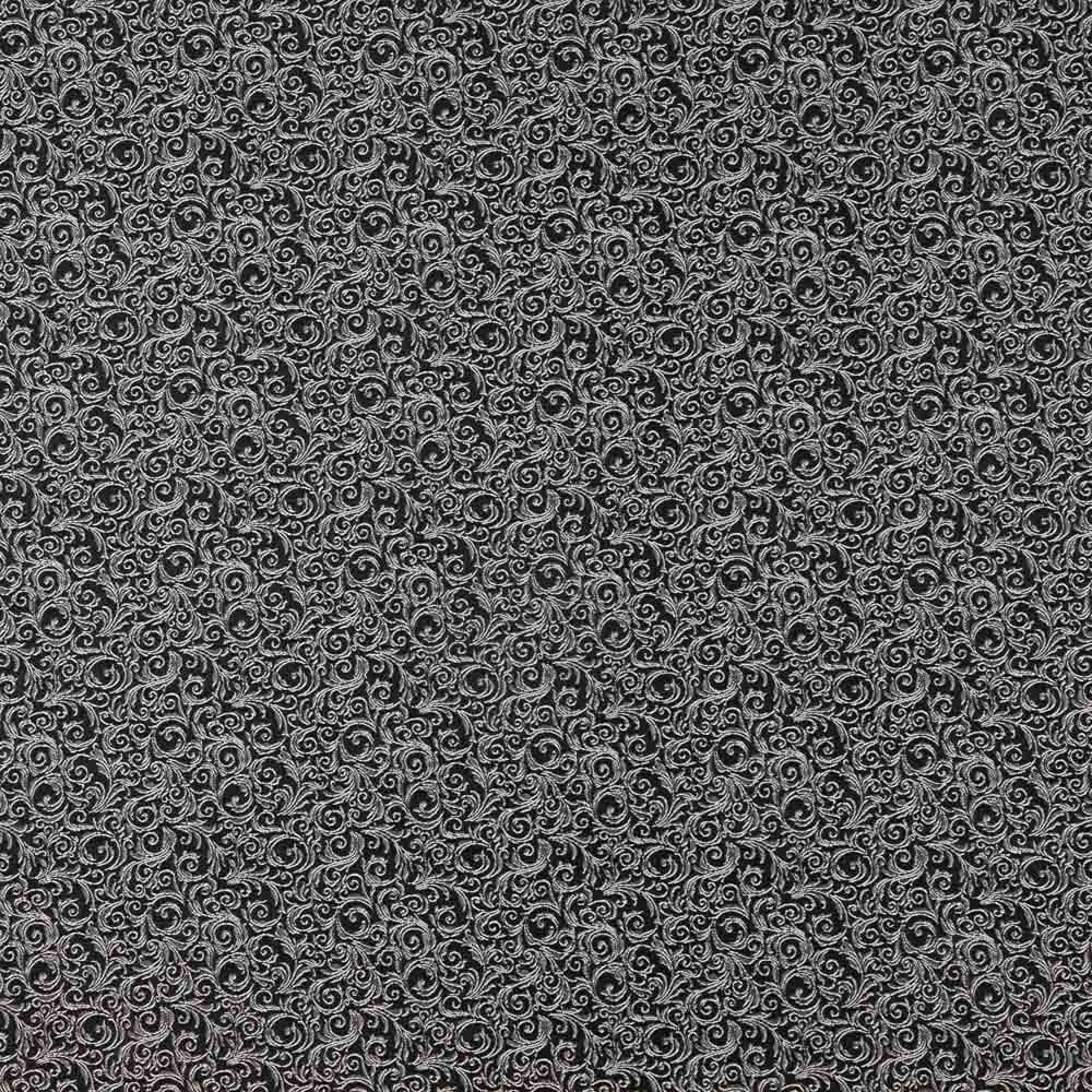 Jacquard Retale Spiralen Silber - Verschiedene Größen x Breite 280 cm - Ribes y Casals