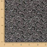Jacquard Retale Spiralen Silber - Verschiedene Größen x Breite 280 cm - Ribes y Casals