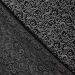 Jacquard Retale Spiralen Silber - Verschiedene Größen x Breite 280 cm - Ribes y Casals