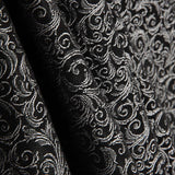 Jacquard Retale Spiralen Silber - Verschiedene Größen x Breite 280 cm - Ribes y Casals