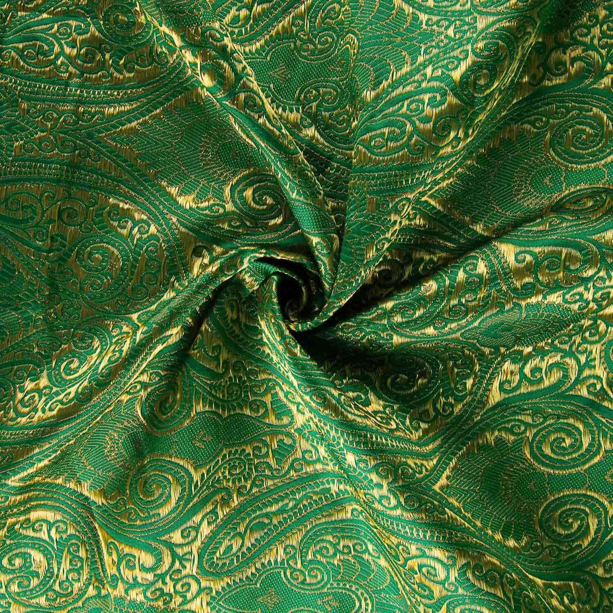 Jacquard Paisley Grün - Ribes y Casals