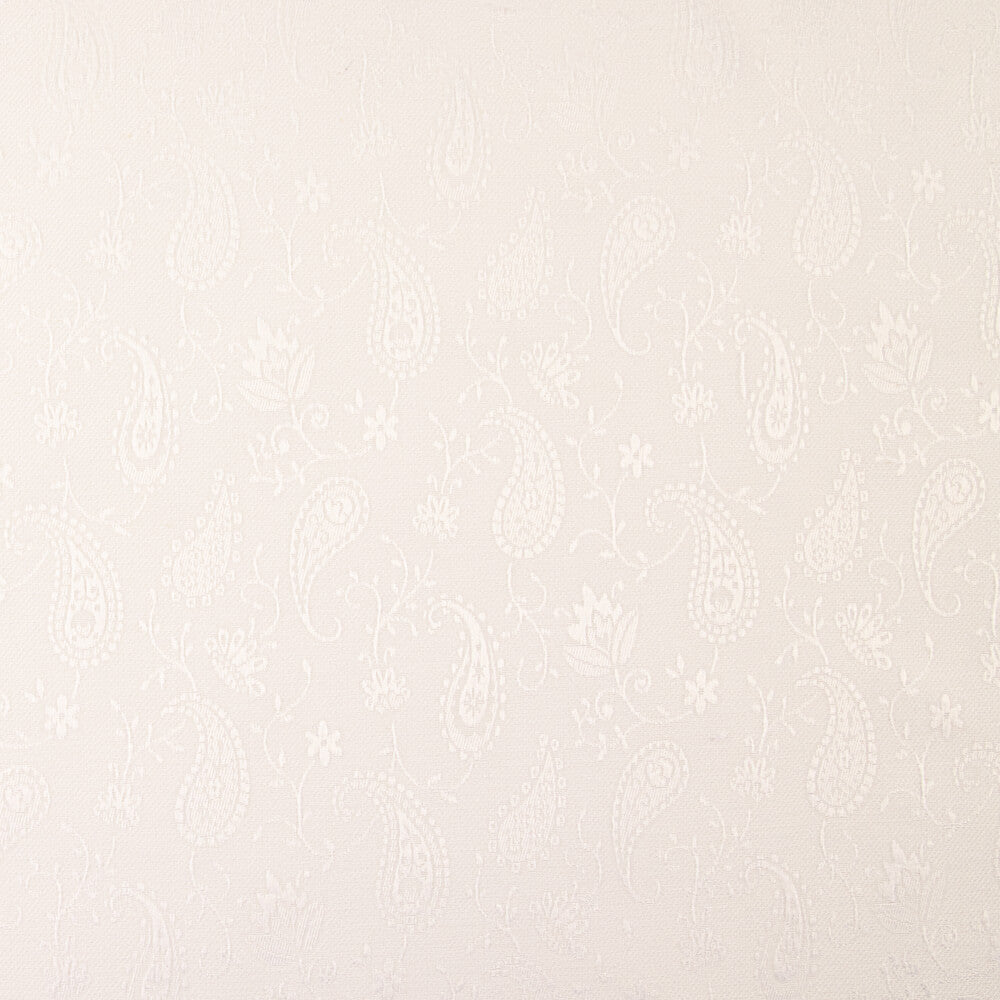 Jacquard-Piqué-Stoffrest in Ecru – verschiedene Maße x Breite 140 cm - Ribes y Casals