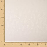 Jacquard-Piqué-Stoffrest in Ecru – verschiedene Maße x Breite 140 cm - Ribes y Casals