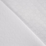 Jacquard Pikee Flocken Weiß - Ribes y Casals