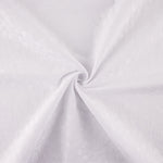 Jacquard Pique Blumen Weiß - Ribes y Casals