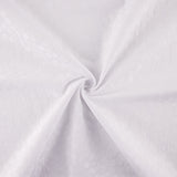 Jacquard Pique Blumen Weiß - Ribes y Casals