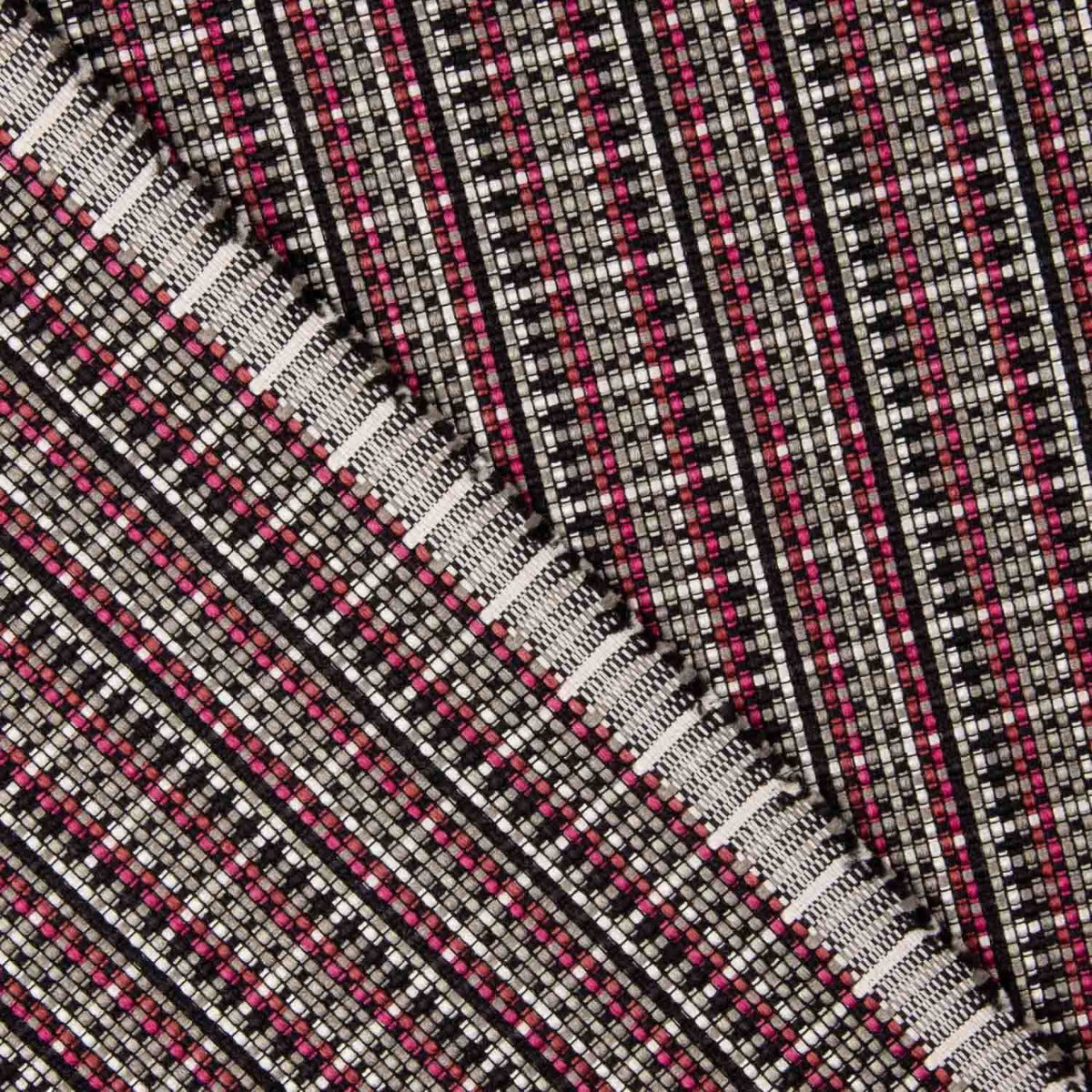 Jacquard-Pixel-Erdbeer-Reststück – verschiedene Maße x Breite 140 cm - Ribes y Casals