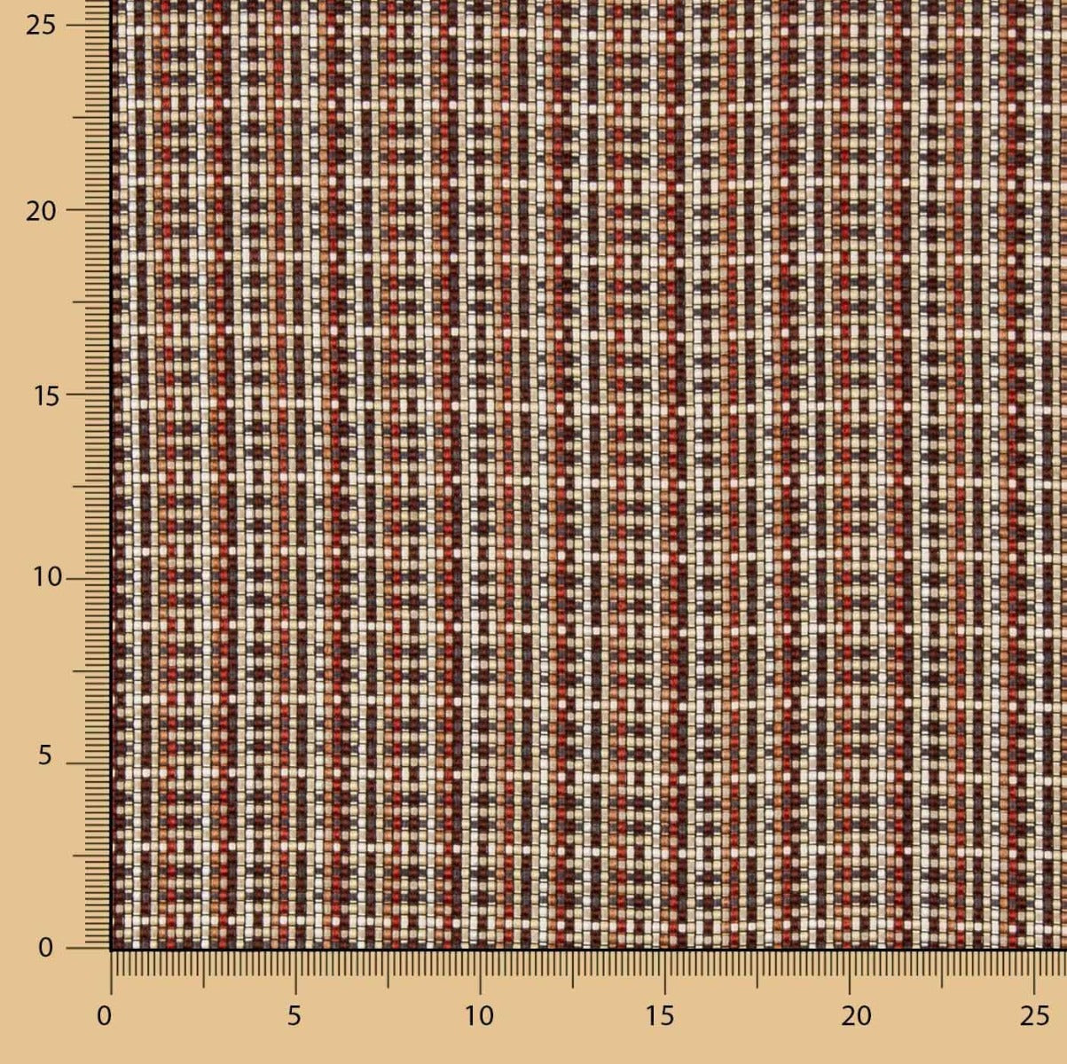Jacquard Pixel Braun - Ribes y Casals