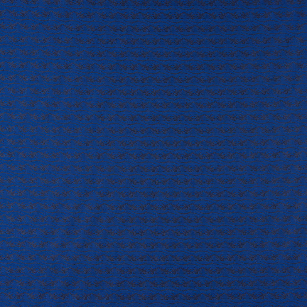 Polyester Jacquard Blau - Schwarz - Ribes y Casals