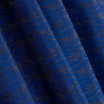 Polyester Jacquard Blau - Schwarz - Ribes y Casals