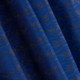 Polyester Jacquard Blau - Schwarz - Ribes y Casals