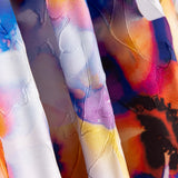 Jacquard Rebrodé Blumen Blau Blau - Ribes y Casals