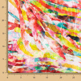 Jacquard Rebrodé Streifen Orange - Ribes y Casals