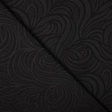 Jacquard-Elasthan-Wellen Schwarz - Ribes y Casals