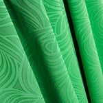 Jacquard-Elasthan-Wellen Grün - Ribes y Casals