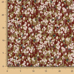 Jacquard-Polsterung Wald-Granat - Ribes y Casals