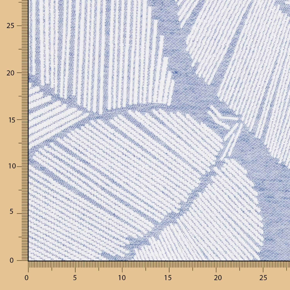 Jacquard-Polstertuch Anori Blue Denim - Ribes y Casals