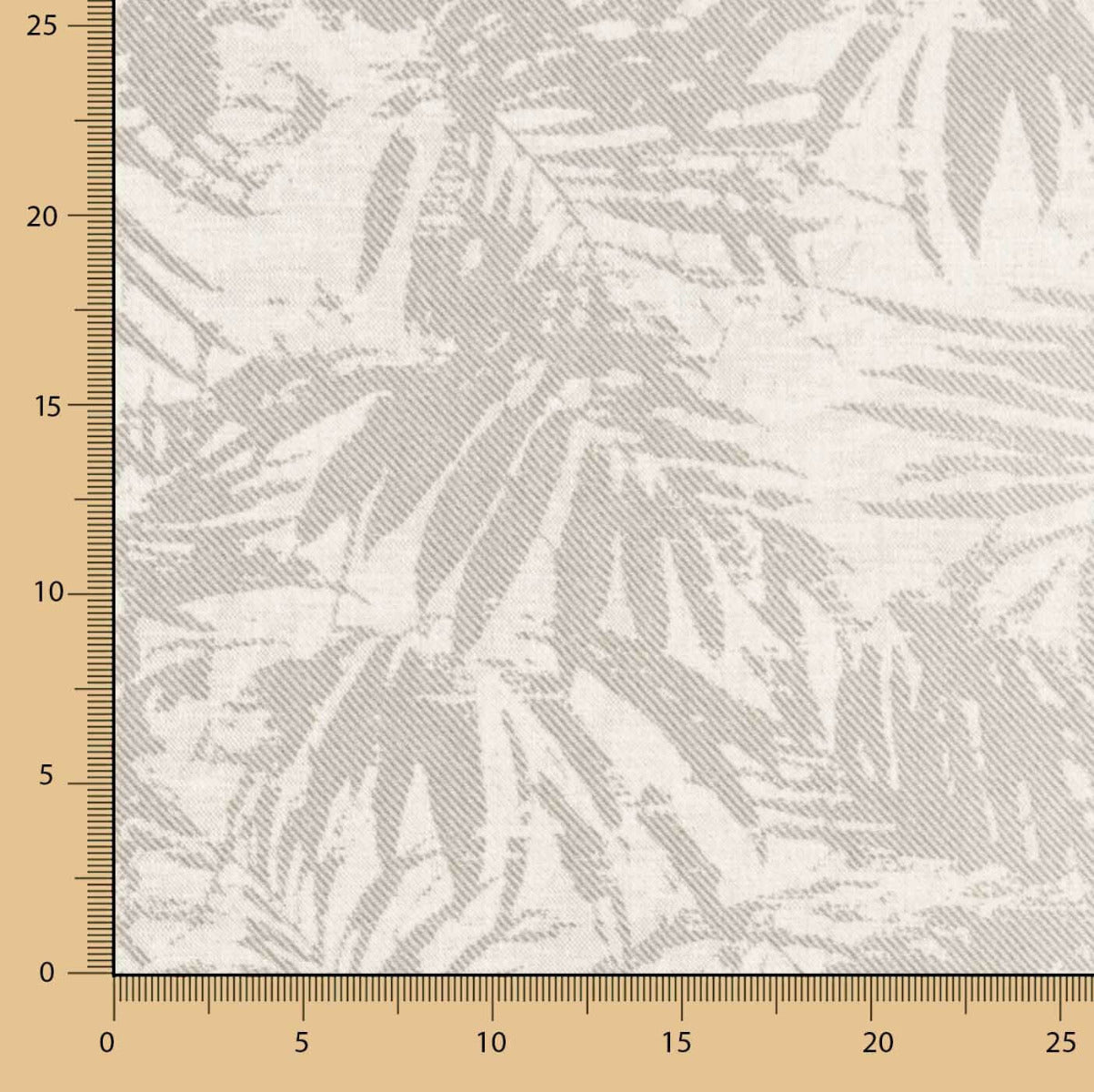 Jacquard-Wandteppich Graue Blätter - Ribes y Casals