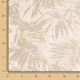 Jacquard-Wandteppich Leaves Braun - Ribes y Casals