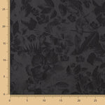 Brokat Schwarze Blumenrosette - Ribes y Casals