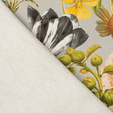 Bedrucktes Canvas „Exotischer Garten – Vögel und Blumenmuster“ - Ribes y Casals