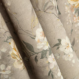 Bedrucktes Canvas „Romantischer Garten“ in Beige - Ribes y Casals