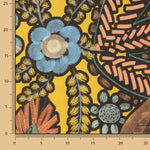 Bedrucktes Canvas „Bohemian Jungle“ in Gelb - Ribes y Casals
