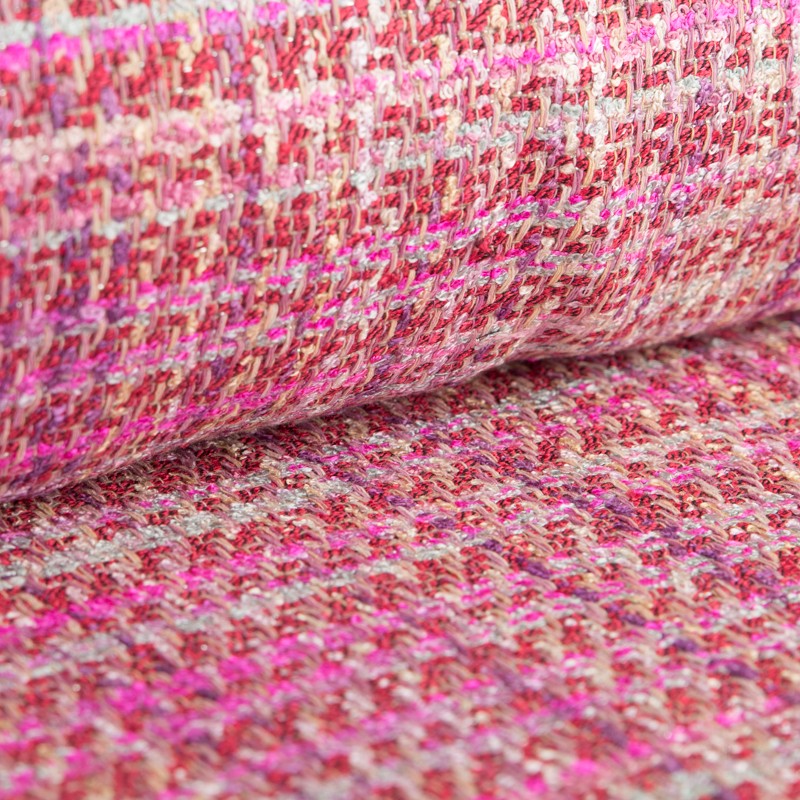 Chanel Wolle Fuchsia Plaids - Ribes y Casals