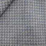 Blaues geometrisches Wollmotiv - Ribes y Casals