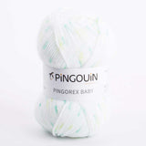 Pingouin Baby Estamp Wolle Weiß - Ribes y Casals