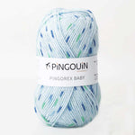 Wolle Pingouin Baby Estamp Celeste - Ribes y Casals