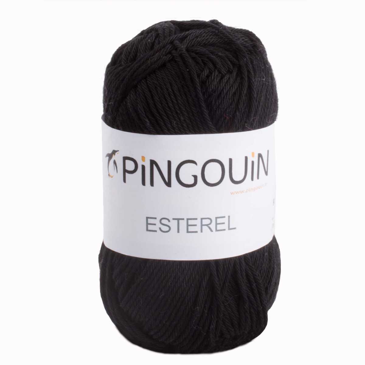 Pingouin Esterel Wolle Schwarz - Ribes y Casals