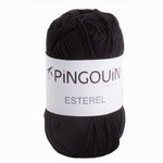 Pingouin Esterel Wolle Schwarz - Ribes y Casals